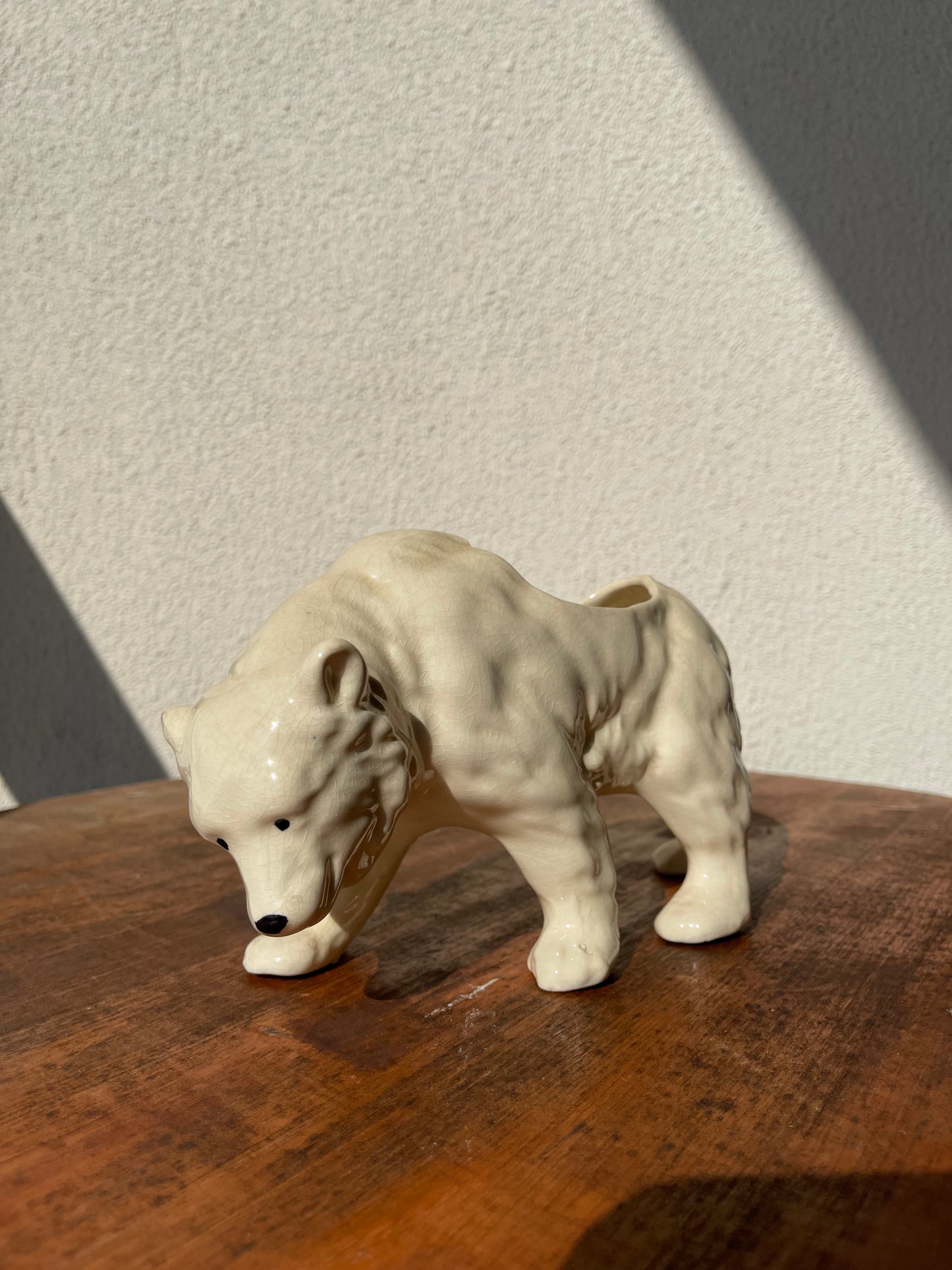 Rare Vintage Polar Bear Planter