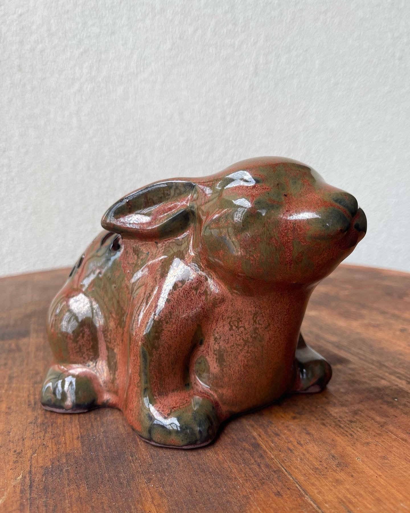 Pottery Bunny Candle Lamp